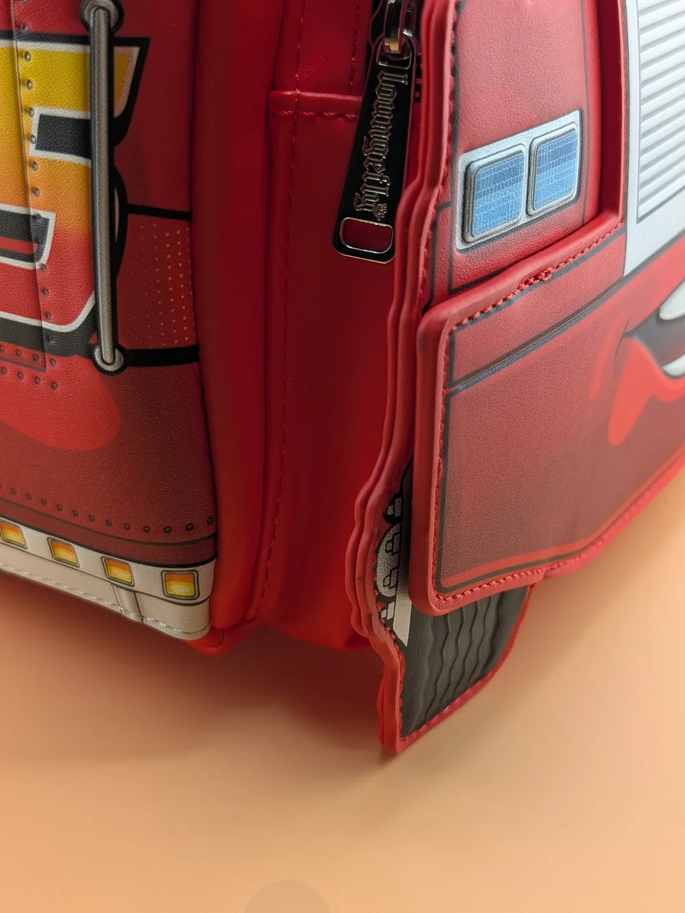 Loungefly Disney Pixar Cars Mack Truck Glow‑in‑the‑Dark Mini Backpack NWT